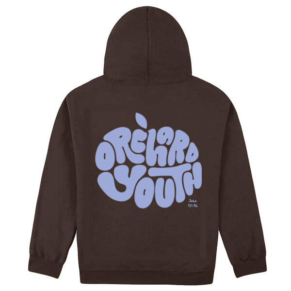 Brown Hoodie - back artwork ONLY Thumbnail